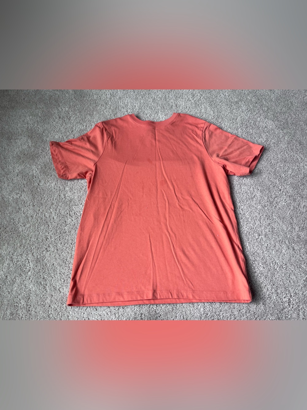Classic Men’s Coral Crew Neck T-Shirt